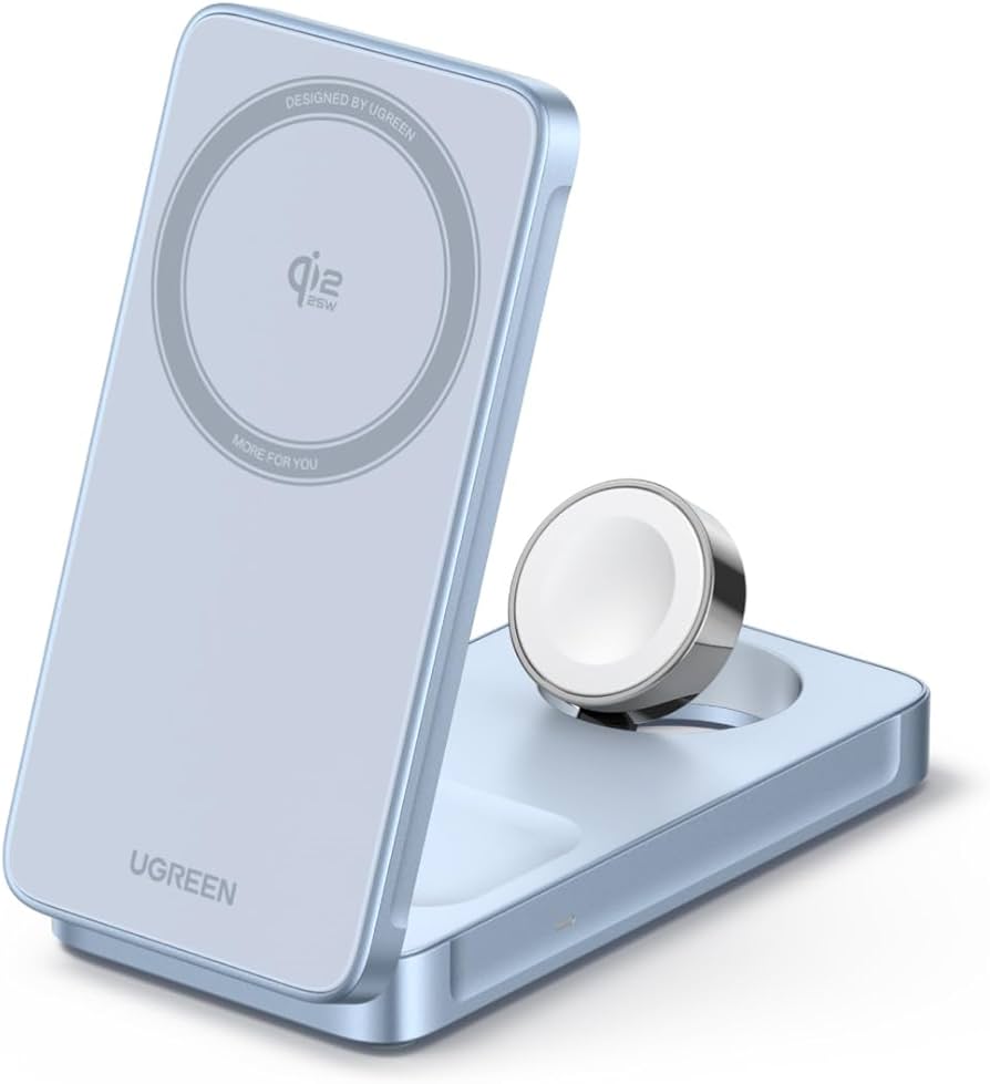 Amazon.co.jp: UGREEN MagFlow 3-in-1 25W Qi2 ワイヤレス充電器 超